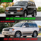 1991-1997 Toyota Land Cruiser Crystal Clear Bumper Lights