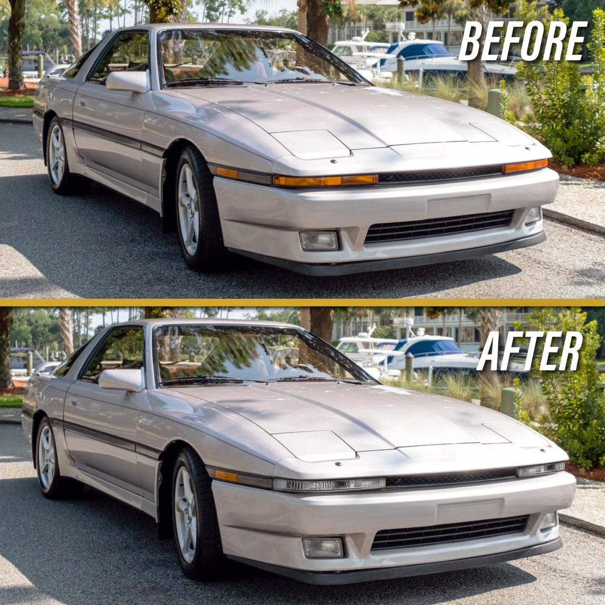 1987-1988 Toyota Supra Clear Bumper Lights