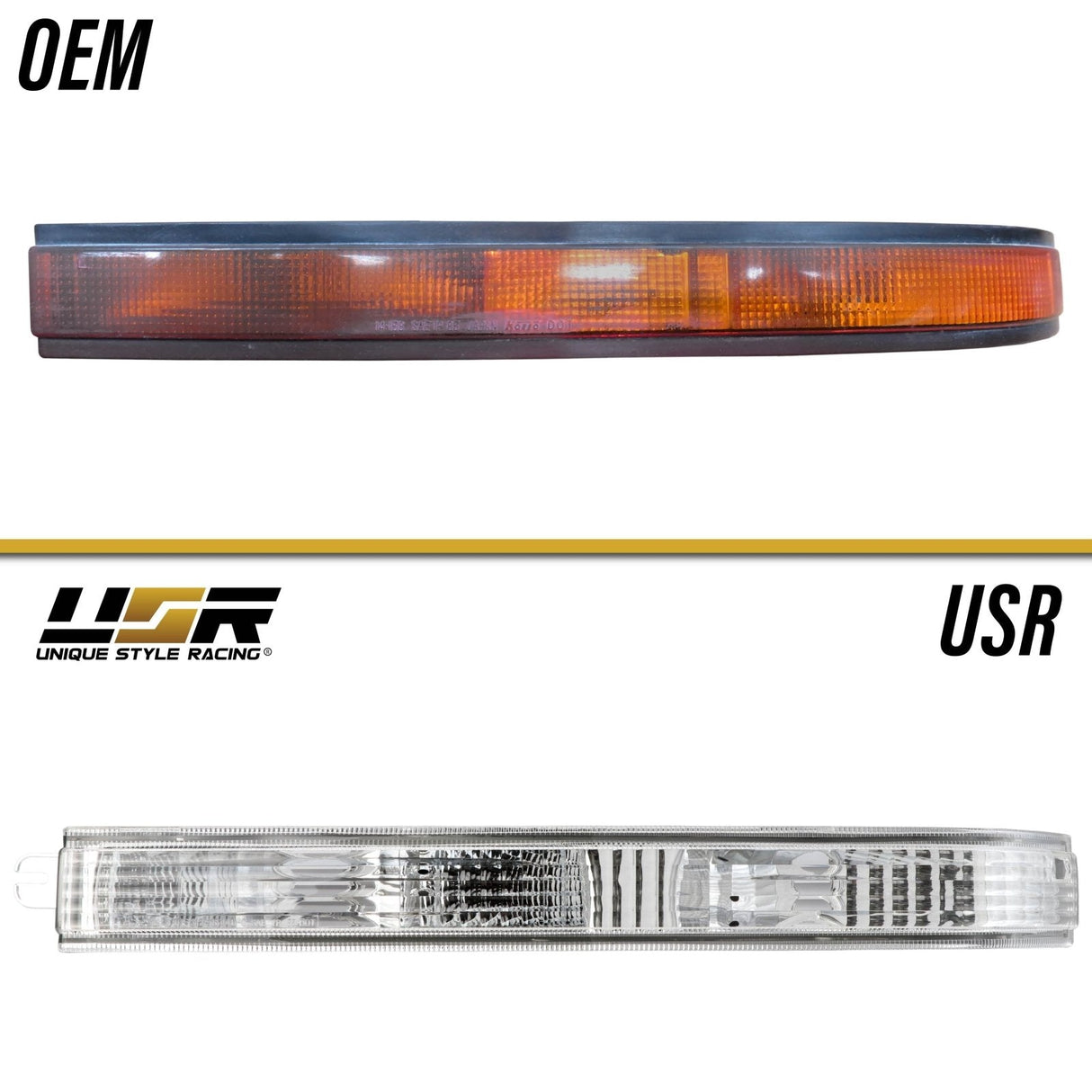 1987-1988 Toyota Supra Clear Bumper Lights