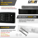 1989-1992 Toyota Supra Smoke Bumper Lights
