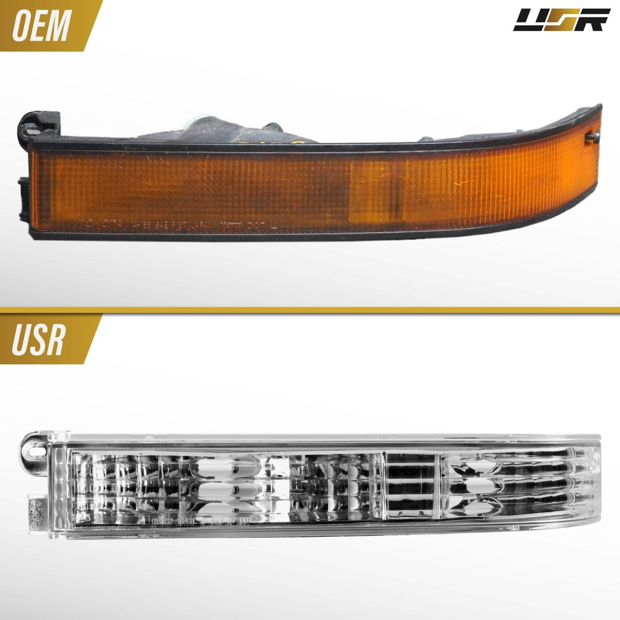 1989-1992 Toyota Supra Smoke Bumper Lights