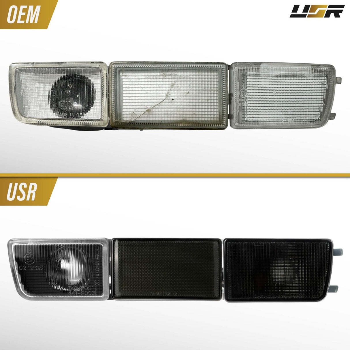 1993-1999 Volkswagen Golf/GTI/Jetta Projector Fog Light Bumper Signals