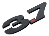 Speedform 3.7l V6 Fender Emblem; Black (Universal; Some Adaptation May Be Required)