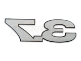 Speedform 3.7l V6 Fender Emblem; Black (Universal; Some Adaptation May Be Required)