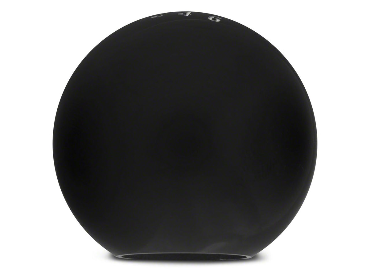 SpeedForm Modern Billet Retro Style 6-Speed Shift Knob; Black (11-14 Mustang GT, V6)
