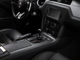 SpeedForm Modern Billet Retro Style 6-Speed Shift Knob; Black (11-14 Mustang GT, V6)