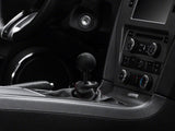 SpeedForm Modern Billet Retro Style 6-Speed Shift Knob; Black (11-14 Mustang GT, V6)
