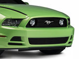 SpeedForm Modern Billet Retro Lower Grille; Black (13-14 Mustang GT)