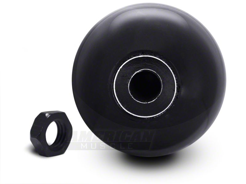 SpeedForm Modern Billet Retro Style 5-Speed Shift Knob; Black (79-04 Mustang, Excluding 03-04 Cobra)