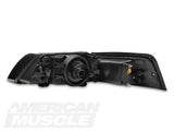 Raxiom Axial Series Oe Style Headlights; Black Housing; Smoked Lens (99-04 Mustang)