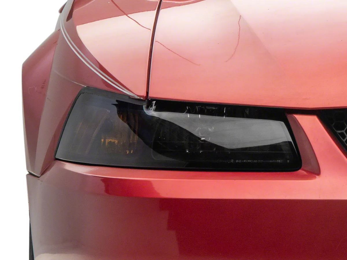Raxiom Axial Series Oe Style Headlights; Black Housing; Smoked Lens (99-04 Mustang)