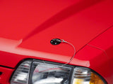 Speedform Modern Billet Hood Pin Appearance Kit; Black (79-93 Mustang)