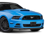 SpeedForm Front License Plate with Pony Lettering Logo; Black (Universal; Some Adaptation May Be Required)
