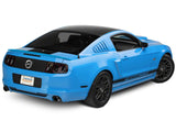 SEC10 Rear Decklid Accent Decal; Gloss Black (10-14 Mustang)