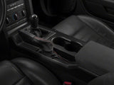 SpeedForm Premium Black Leather E-Brake Boot; Red Stitch (05-09 Mustang)