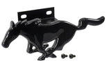 SpeedForm Running Pony Grille Emblem with Bracket; Black (94-04 Mustang)