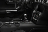 SpeedForm Premium Black Leather Shift Boot; Red Stitching (15-23 Mustang, Excluding GT500)