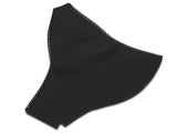 SpeedForm Premium Black Leather Shift Boot; Silver Stitching (15-23 Mustang, Excluding GT500)