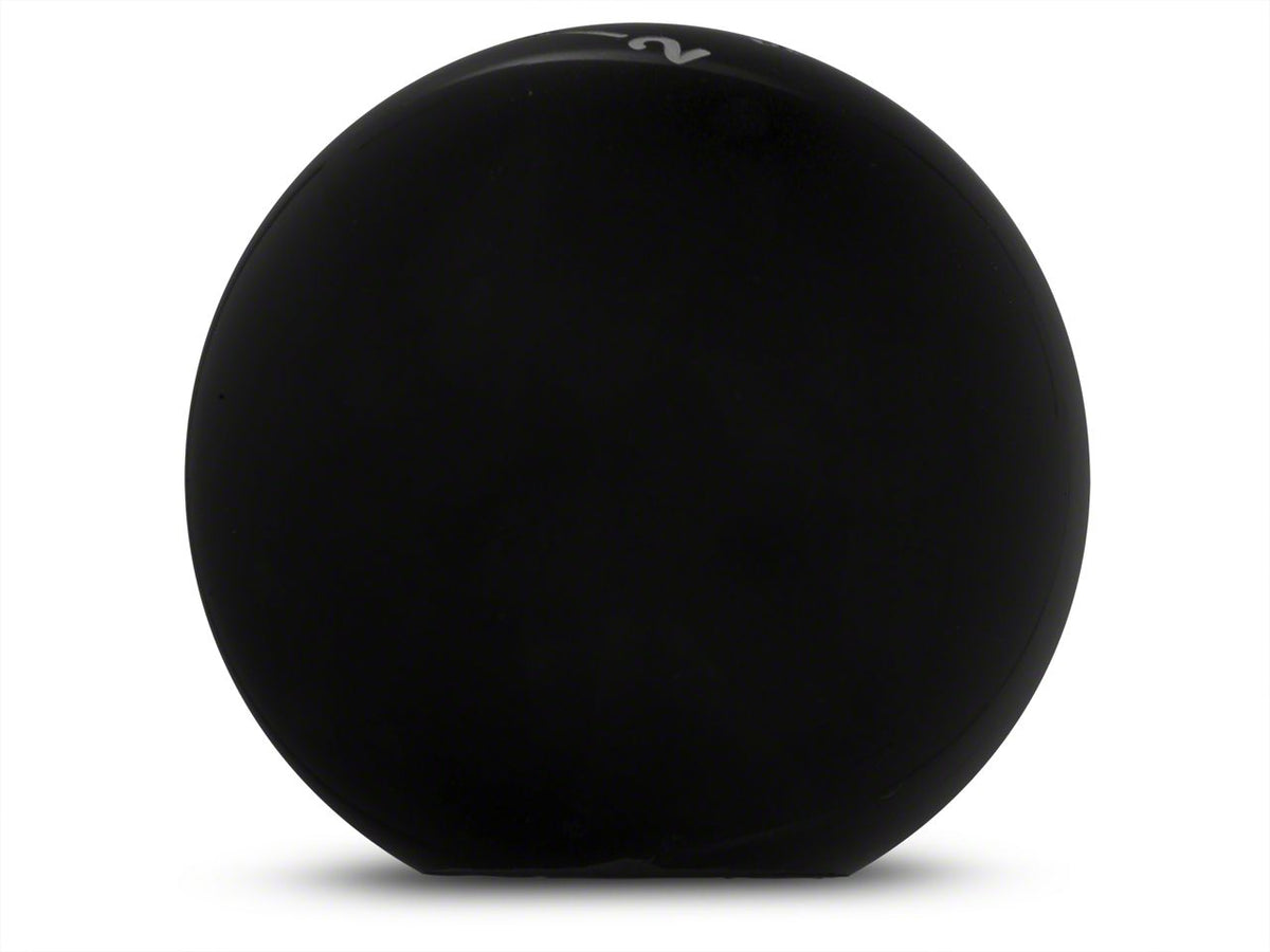 SpeedForm Modern Billet Retro Style 5-Speed Shift Knob; Black (05-10 Mustang GT, V6)