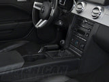SpeedForm Modern Billet Retro Style 5-Speed Shift Knob; Black (05-10 Mustang GT, V6)
