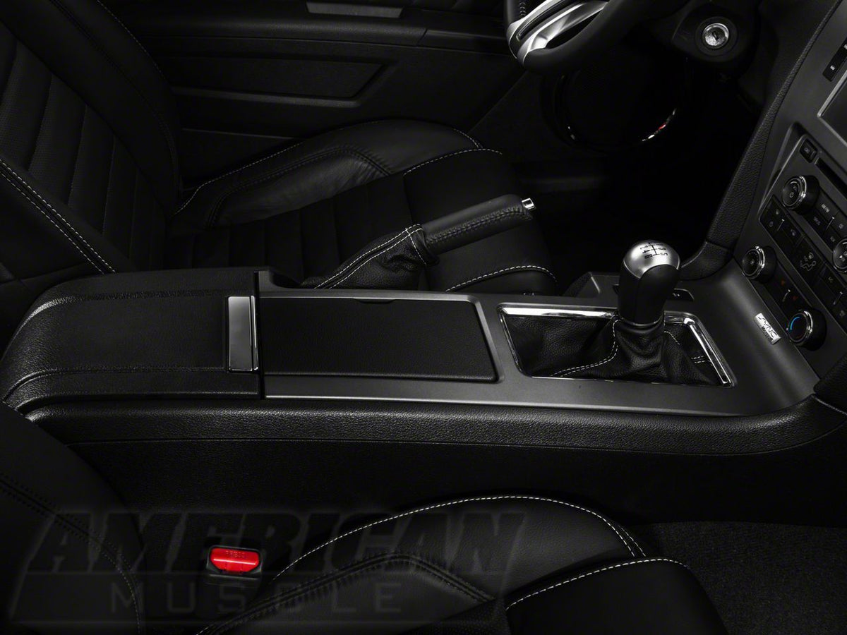 SpeedForm Premium Black Leather Shift Boot; White Stitching (10-14 Mustang w/ Premium Package)