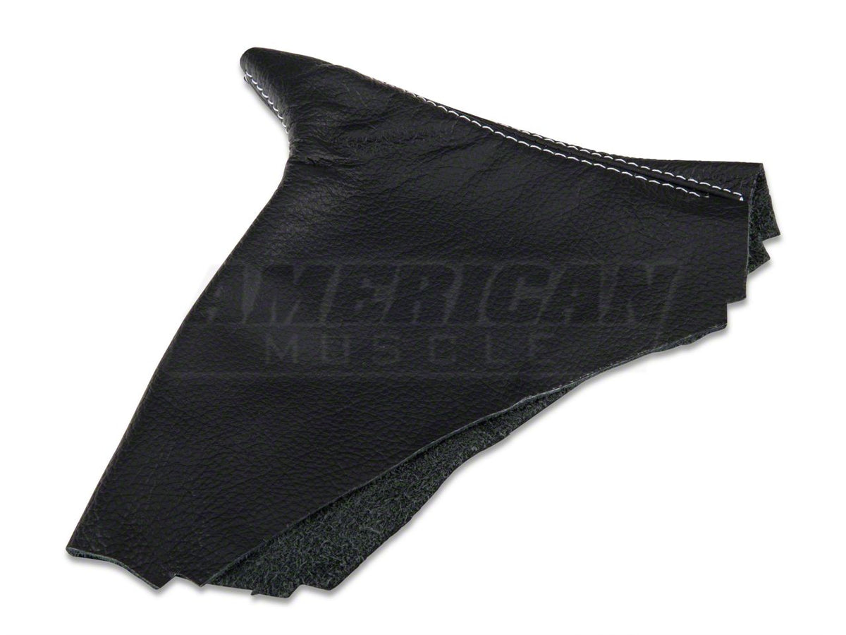 SpeedForm Premium Black Leather Shift Boot; White Stitching (10-14 Mustang w/ Premium Package)