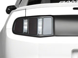 Mmd Tail Light Trim; Matte Black (10-12 Mustang)