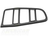 Mmd Tail Light Trim; Matte Black (10-12 Mustang)