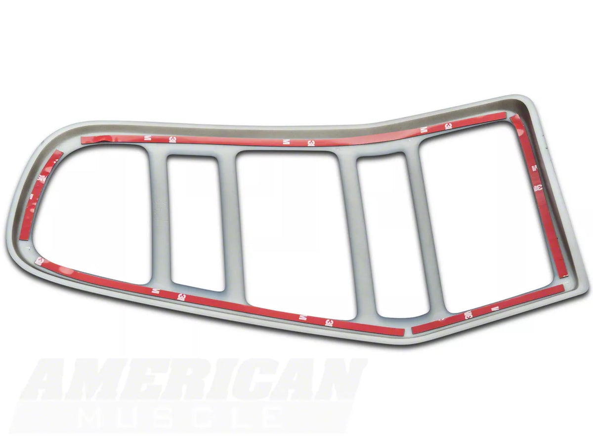 Mmd Tail Light Trim; Matte Black (10-12 Mustang)