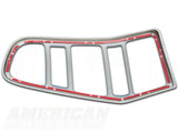 Mmd Tail Light Trim; Matte Black (10-12 Mustang)