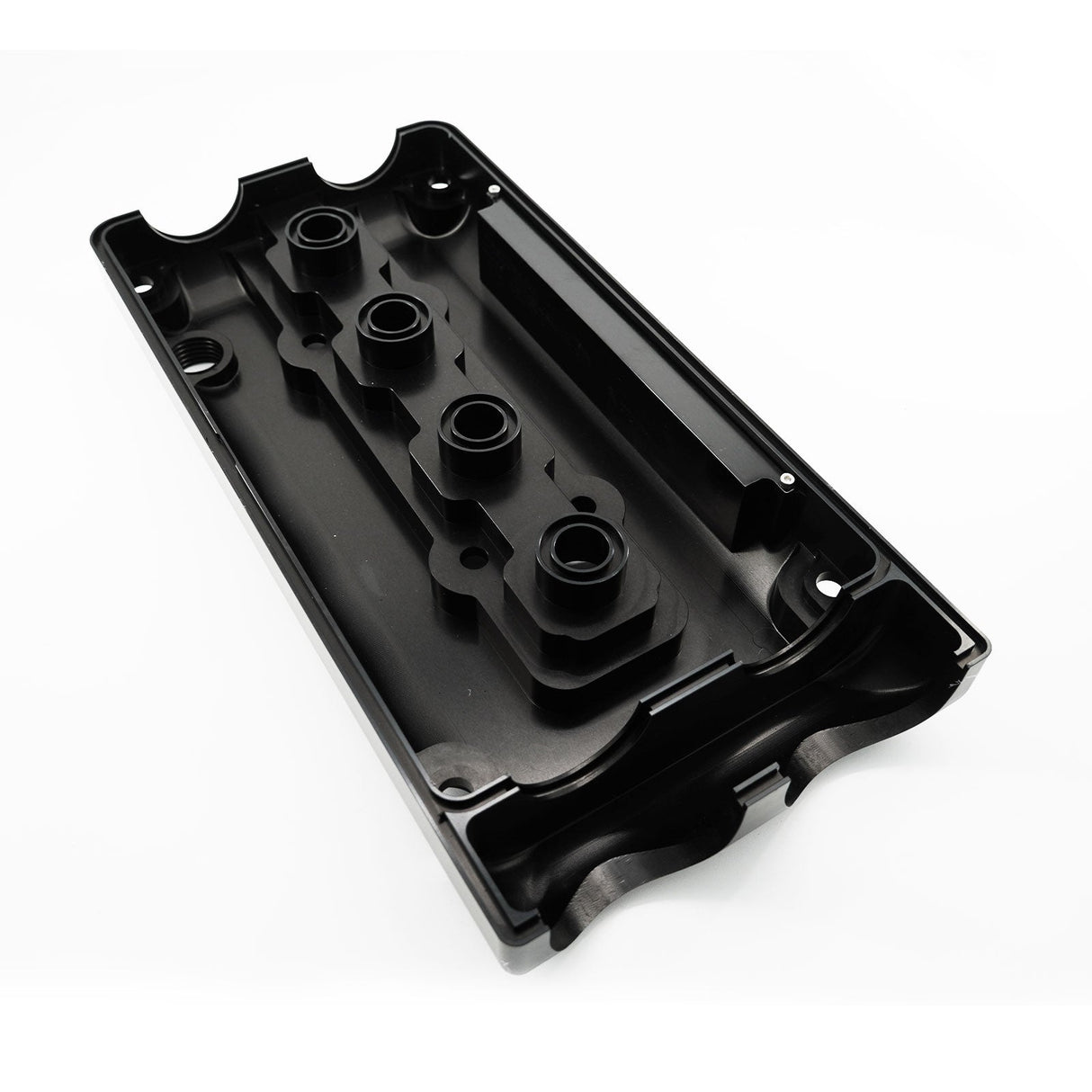 Billet B Series Vented Valve Cover Baffle B16 B18 AN10 For Honda Acura DOHC Vtec