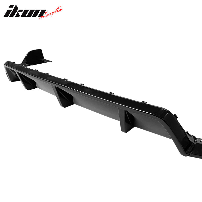 2019-2025 BMW G05 X5 M Sport Gloss Black Rear Bumper Lip Diffuser ABS