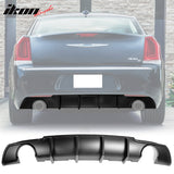 2015-2024 Chrysler 300 4 Shark Fin Style Rear Diffuser Lip PP