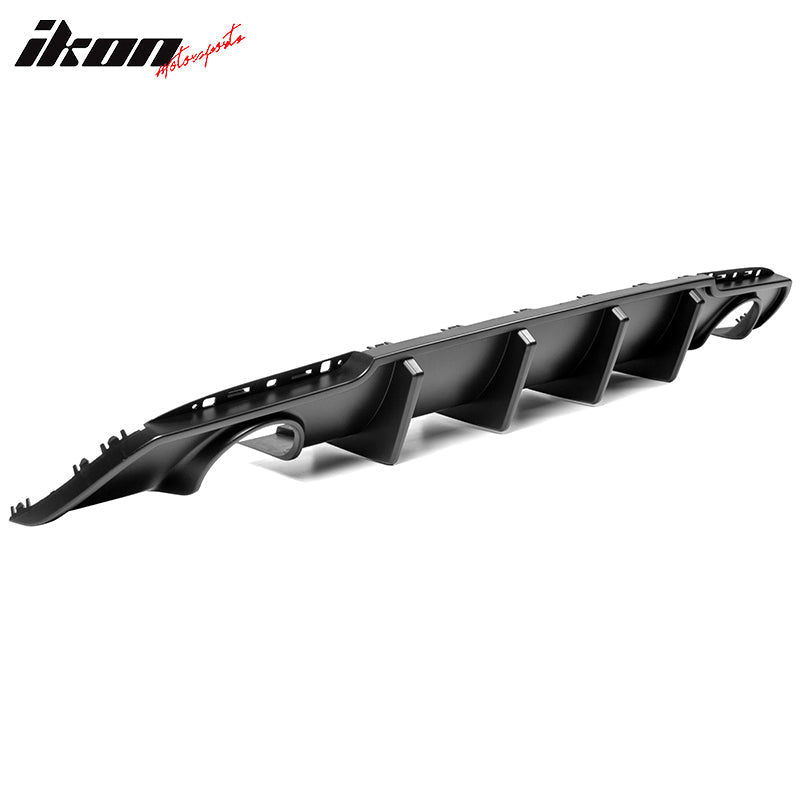 2015-2024 Chrysler 300 4 Shark Fin Style Rear Diffuser Lip PP