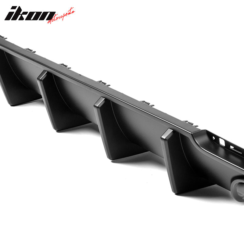 2015-2024 Chrysler 300 4 Shark Fin Style Rear Diffuser Lip PP
