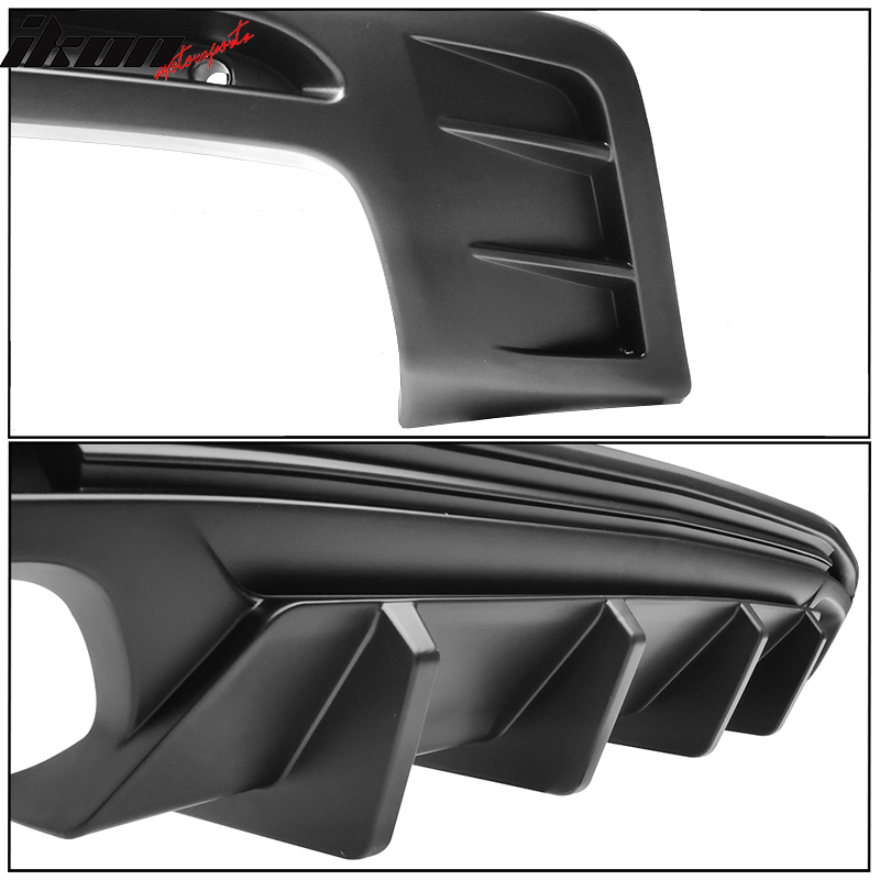 Rear Diffuser for 2016-2024 Chevy Camaro Rear Diffuser Ikon Style Lip