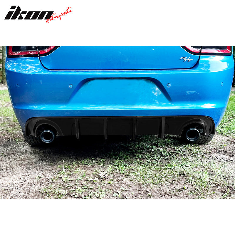 Rear Diffuser Splitter for 2015-2024 Dodge Charger Base SXT  PP