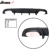 2015-2023 Dodge Charger Rear Bumper Quad Exhaust Rear Lip Diffuser PP