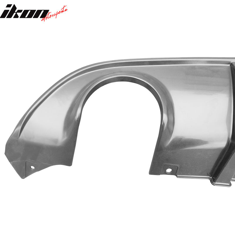 2015-2023 Dodge Charger Black Rear Bumper Conversion Diffuser Lip PP