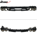 2018-2024 Ford Mustang GT500 Style Unpainted Rear Bumper Diffuser PP