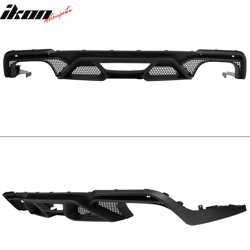 2018-2024 Ford Mustang GT500 Style Unpainted Rear Bumper Diffuser PP