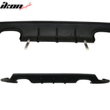 2016-2021 Honda Civic Sedan TCS Style Unpaint Rear Bumper Diffuser PU