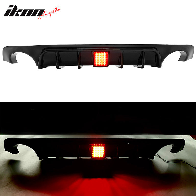 2018-2024 Infiniti Q50 LED Brake Light Rear Bumper Diffuser Lip PP