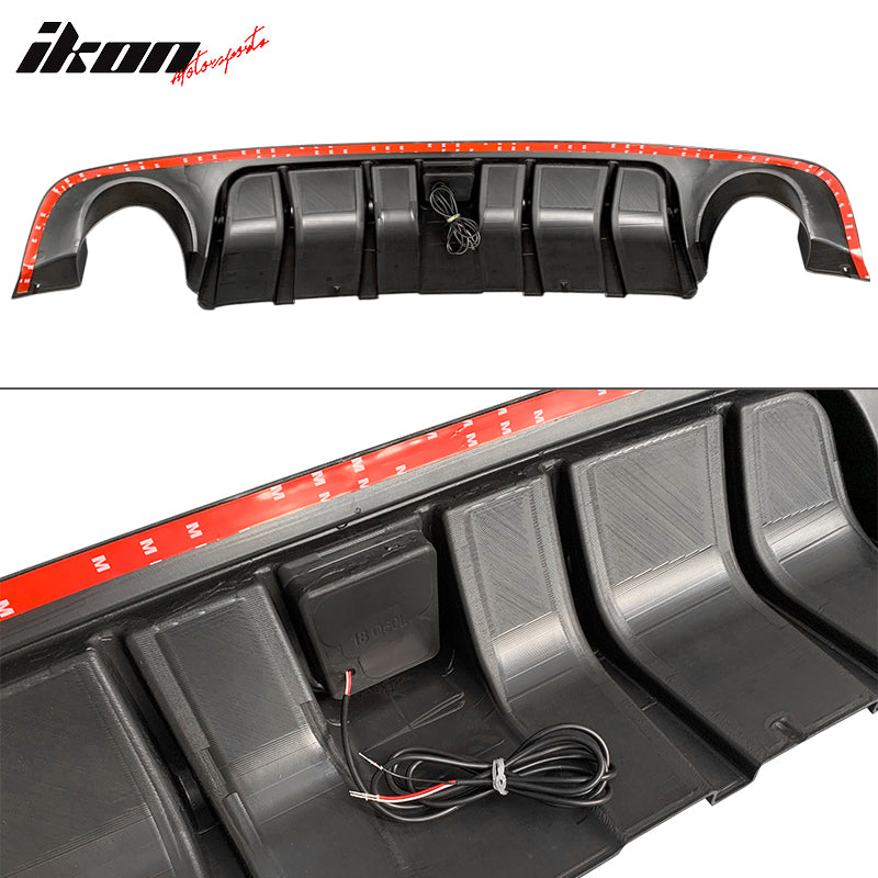 2018-2024 Infiniti Q50 LED Brake Light Rear Bumper Diffuser Lip PP