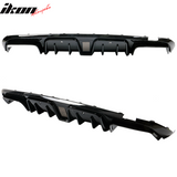 2015-2021 Benz C W205C63 C63S AMG B Style Rear Diffuser + Exhaust Tips