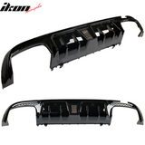 2015-2021 Benz C W205C63 C63S AMG B Style Rear Diffuser + Exhaust Tips
