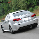 2006-2013 Lexus IS250 IS350 ISF Gloss Black Rear Bumper Diffuser ABS