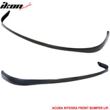 1994-1997 Acura Integra Sir VTEC Style Unpainted Front Bumper Lip PU