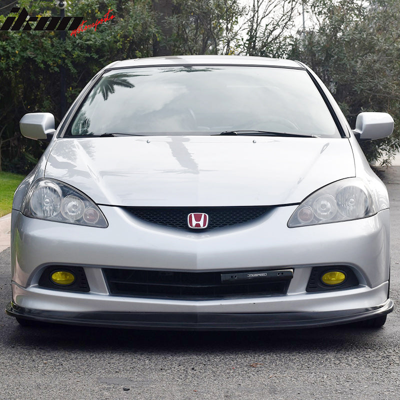 2005-2006 Acura RSX DC5 MDA Style Unpainted Black Front Bumper Lip PU