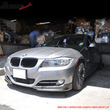 2005-2008 BMW E90 3 Series 4DR EURO Style Front Lip SplitterMatte CF
